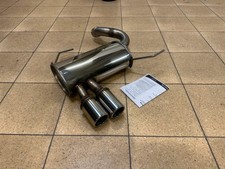 3er BMW E90 E91 325i 330i Endschalldämpfer Edelstahl ABE 2x76mm
