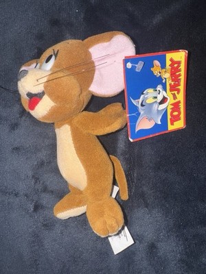 Vintage 2000 Tom und Jerry Jerry Maus Plüschtier. Neu mit Etikett klein 6 Zoll selten