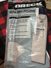 Oreck Magnesium HEPA Vacuum Odor Fighting Bags LW/Open Box 4 Bags In Package