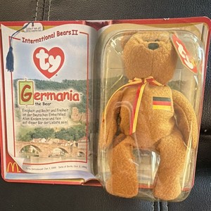 Ty International Bears II Germania Teenie Beanie Bear Plush 1999