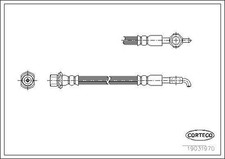 Flexible de frein Toyota PREVIA