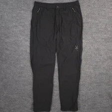 Ibex Pants Mens 34X34 Black Climawool Lite Softshell Outdoor Performance Hiking