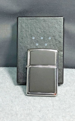 Zippo Matte Black/ Chrome 545222