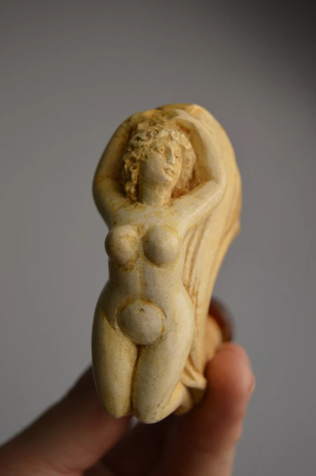 Pipa de mujer desnuda de espuma de mar de colección MLC estuche original coleccionable para fumar tabaco Foto 2 de 4