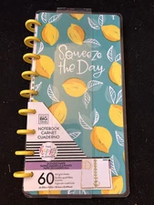 Happy planner squeeze the day skinny classic notebook 60 dot grid sheets MAMBI