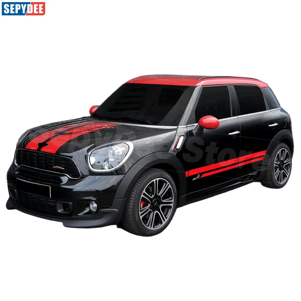 Kit de calcomanía de carrocería de maletero de coche pegatina de vinilo para MINI Countryman R60 Cooper S JCW Foto 3 de 4
