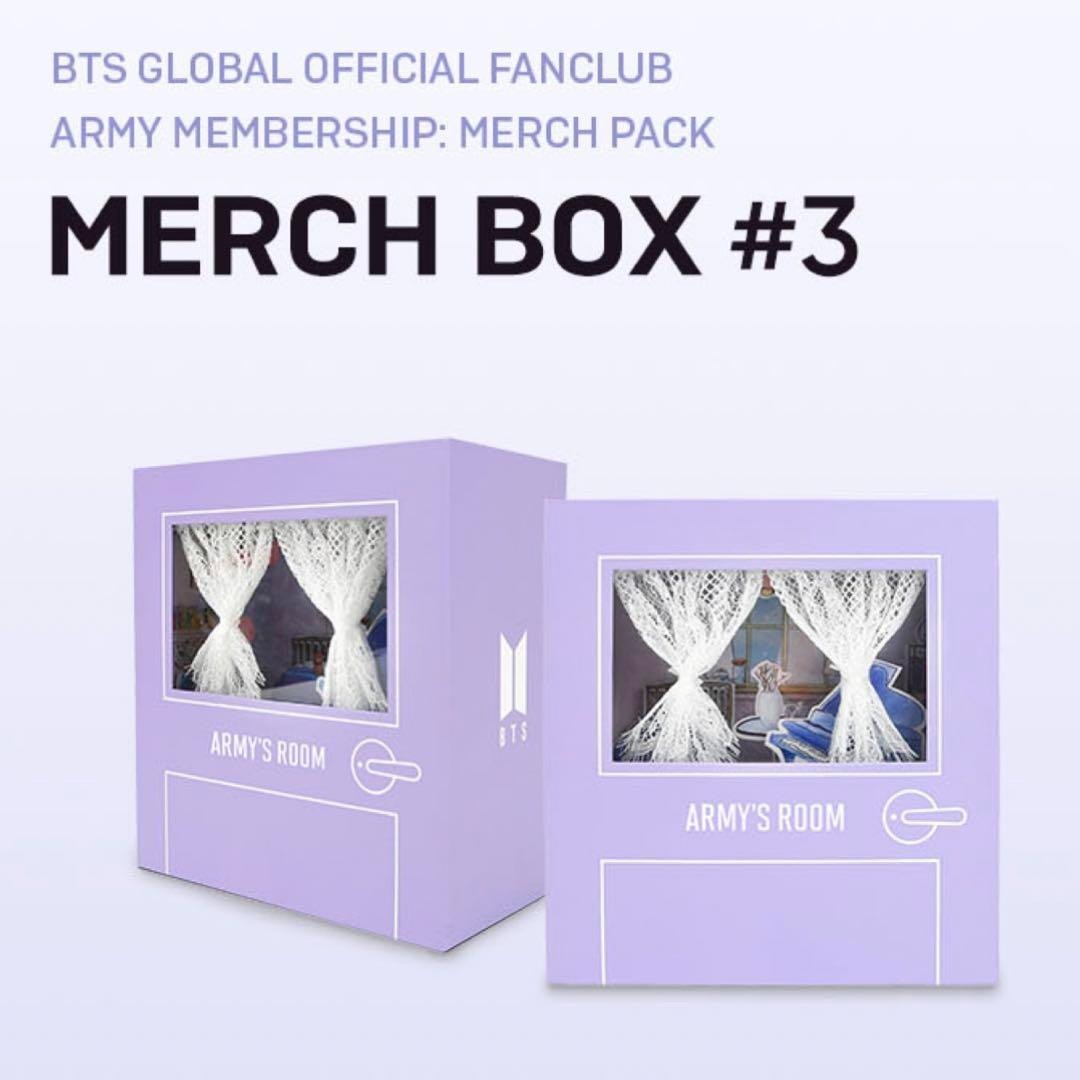 BTS Merch Box #3 Official membership Army Limited Box Full Set | eBay