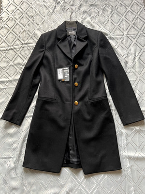 Love Moschino - hochwertiger Damen Wollmantel schwarz Gr. IT 44 DE 38/40