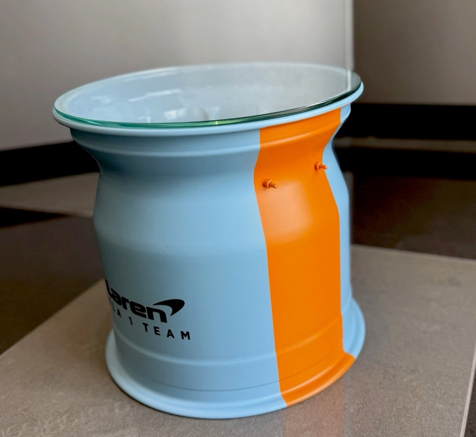 Racing Rim Table McLaren F1 Racing Wheel Rim Table Gulf Limited Edition | eBay UK