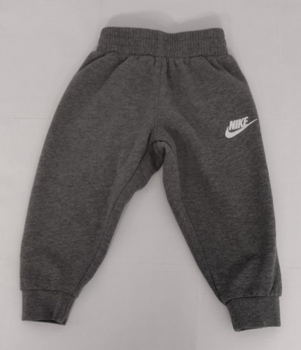 Nike Kids Boy's Club Fleece Rib Cuff Carbon Heather Joggers Pants Size 2T - Picture 21 of 24