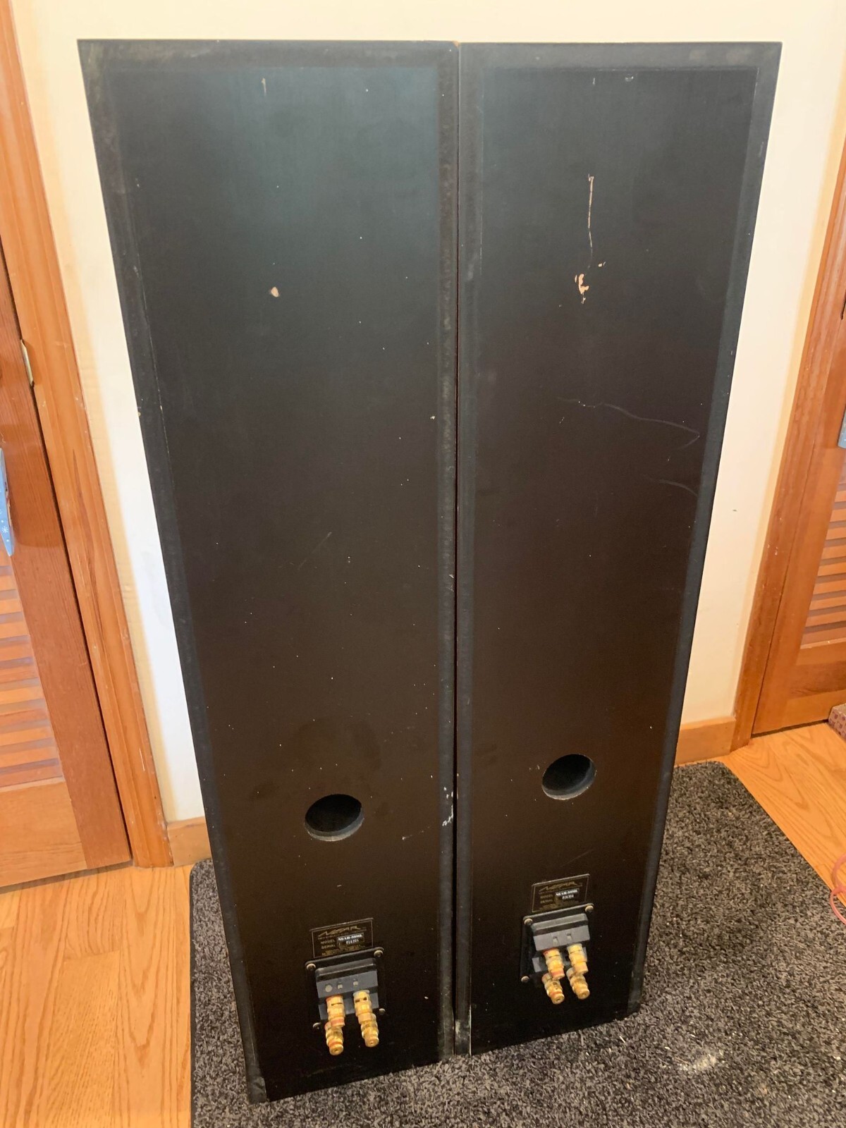 Vintage NEAR 50ML Stereo Tower Speakers eBay