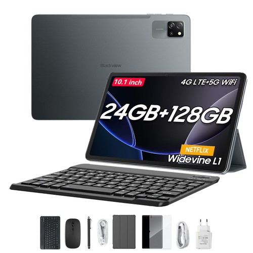 Blackview Tab 60 Pro Sets Android 14 Tablet 10.1" 24GB+128GB 7700mAh Widevine L1 - Afbeelding 15 van 32