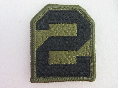 US Army 2nd Army Subdued Sew On Uniform Shoulder Patch Insignia Vintage ...