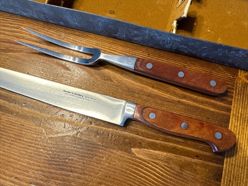 Herder’s Cutlery 2 Piece Carving Set 2210/26-10 High Carbon Steel Made in JAPAN - Picture 4 of 14