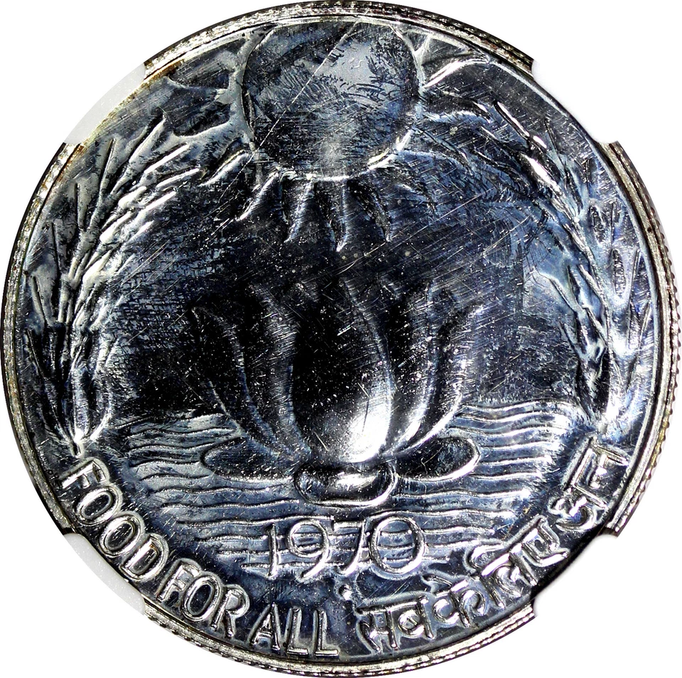 India-Republic Silver 1970 (B) 10 Rupees FAO NGC MS64 TOP GRADED KM# 186 (010) - Image 4 of 4