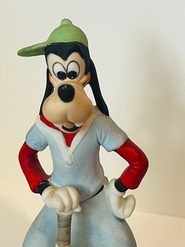 Statuetta Walt Disney Pippo vintage baseball Giappone Disneyland sport dippy mazza per cane - Foto 3 di 5
