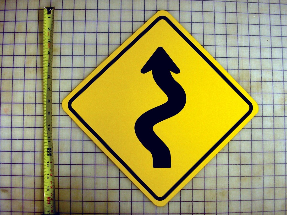 Curvy Road Road Sign