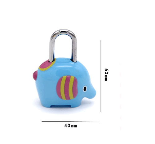 2 Digit Anti-theft Lock Password Cute Mini Combination Design Suitcase Padlock - Picture 2 of 2