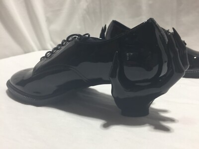 HAZAMA HA ZA MA Hand Heel Dress Shoes Black 25.5cm Approx Womens