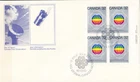 W CANADA 0976 BK FDC WORLD COMMUNICATION YEAR