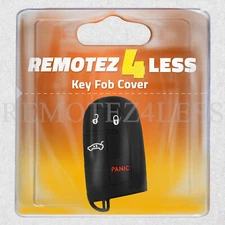 Key Fob Cover For 2015 2016 2017 2018 Dodge Challenger Remote Case Skin Jacket