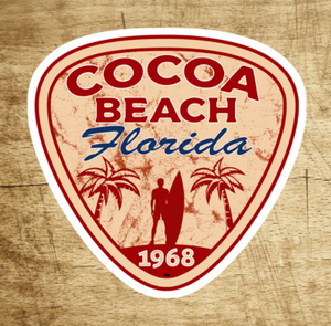 Cocoa-Beach-Florida-Sticker-Decal-Vinyl-3-034-Surfing-Surfer-Surf