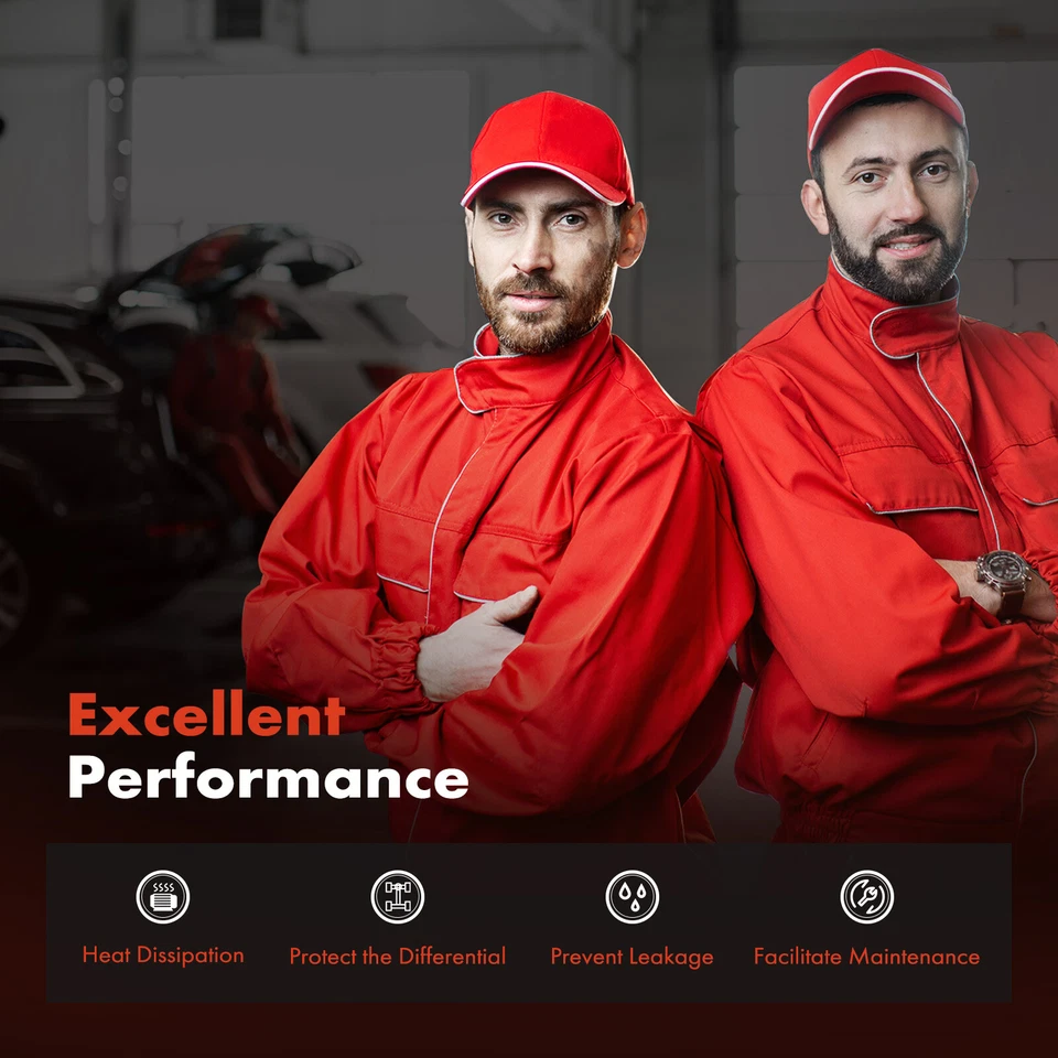 Rear Differential Cover for Ford E-150 E-250 09-14 E-350 Super Duty 2005-2019 - Image 4 of 4