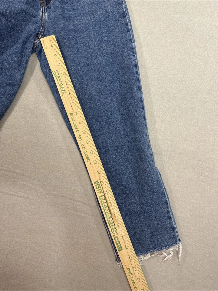 Pantalones de mezclilla Only Emily de pierna recta al tobillo talla 29 X 30 lavado medio Foto 4 de 4