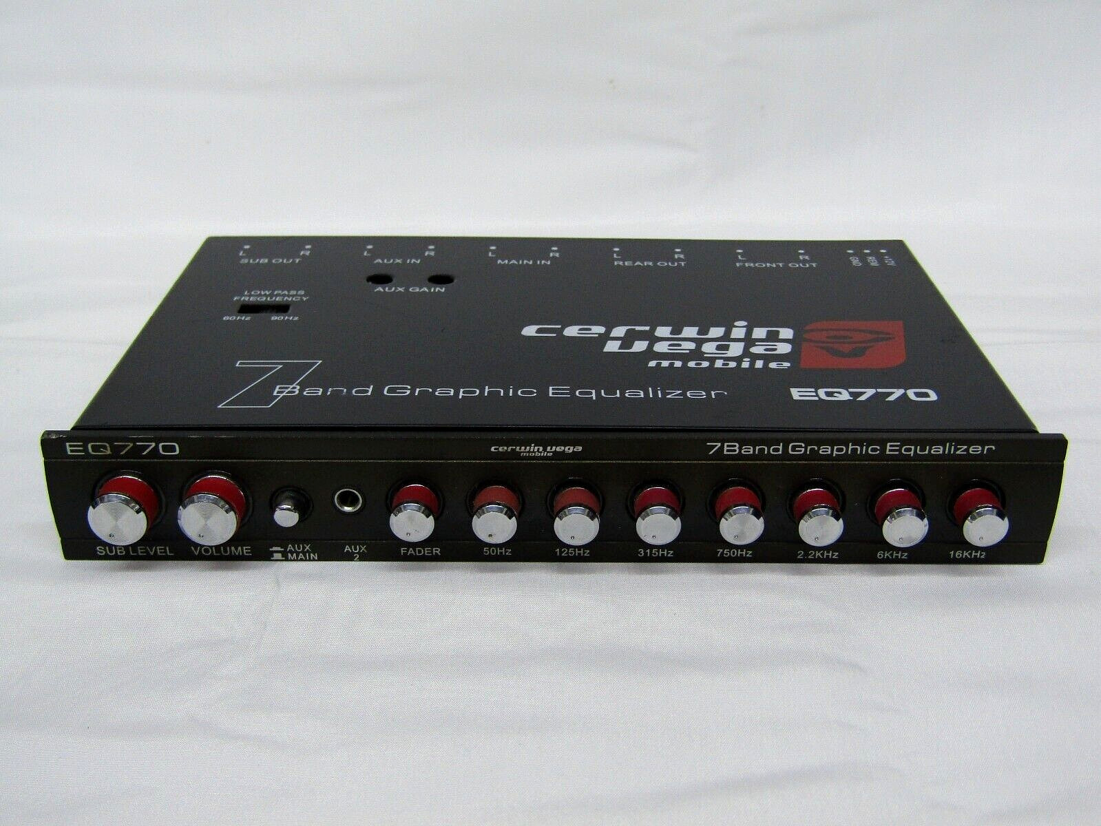 Cerwin Vega EQ770 HED Series 7-Band Parametric Equalizer