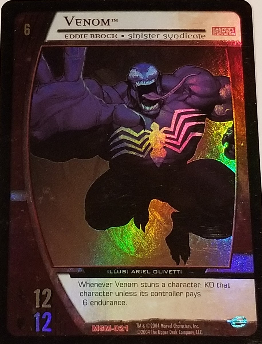 VS System: Venom, Eddie Brock (EA) [Played] VS Promos & EA TCG CCG