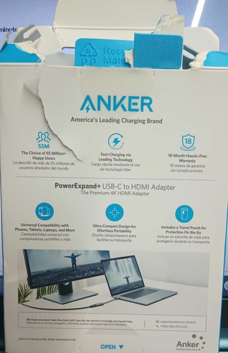 Anker PowerExpand+ USB C/USB Type C Male to HDMI Female Adapter - Picture 2 of 2