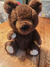 Dankin Vintage Plush Bear 1981 Brown Movable Arms and Legs