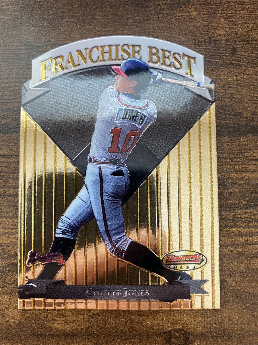 1999 Bowman's Best Franchise Best Die Cut Chipper Jones /3000 FB9