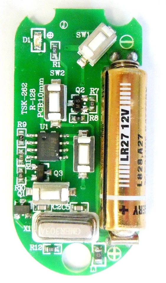 Vision TSK-262 R-128 keyless remote transmitter clicker controller fob 303 MHz - Image 3 of 4