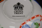CROWN TRENT Cup & Saucer Mulled Wine And Mince Pies ENGLAND 3.5" — photo 4