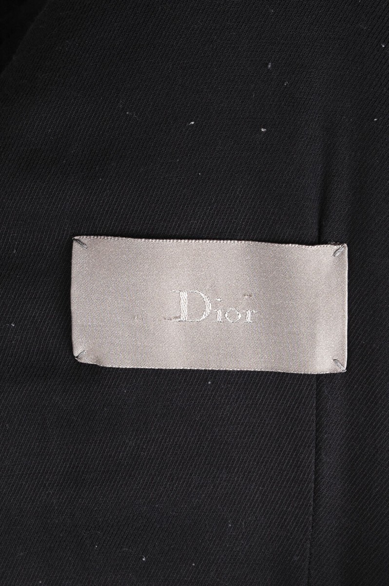 Dior Homme By Hedi Slimane AW03 Luster Black Men Jacket in Dior Homme By Hedi Slimane AW03 Luster Black Men Jacket in