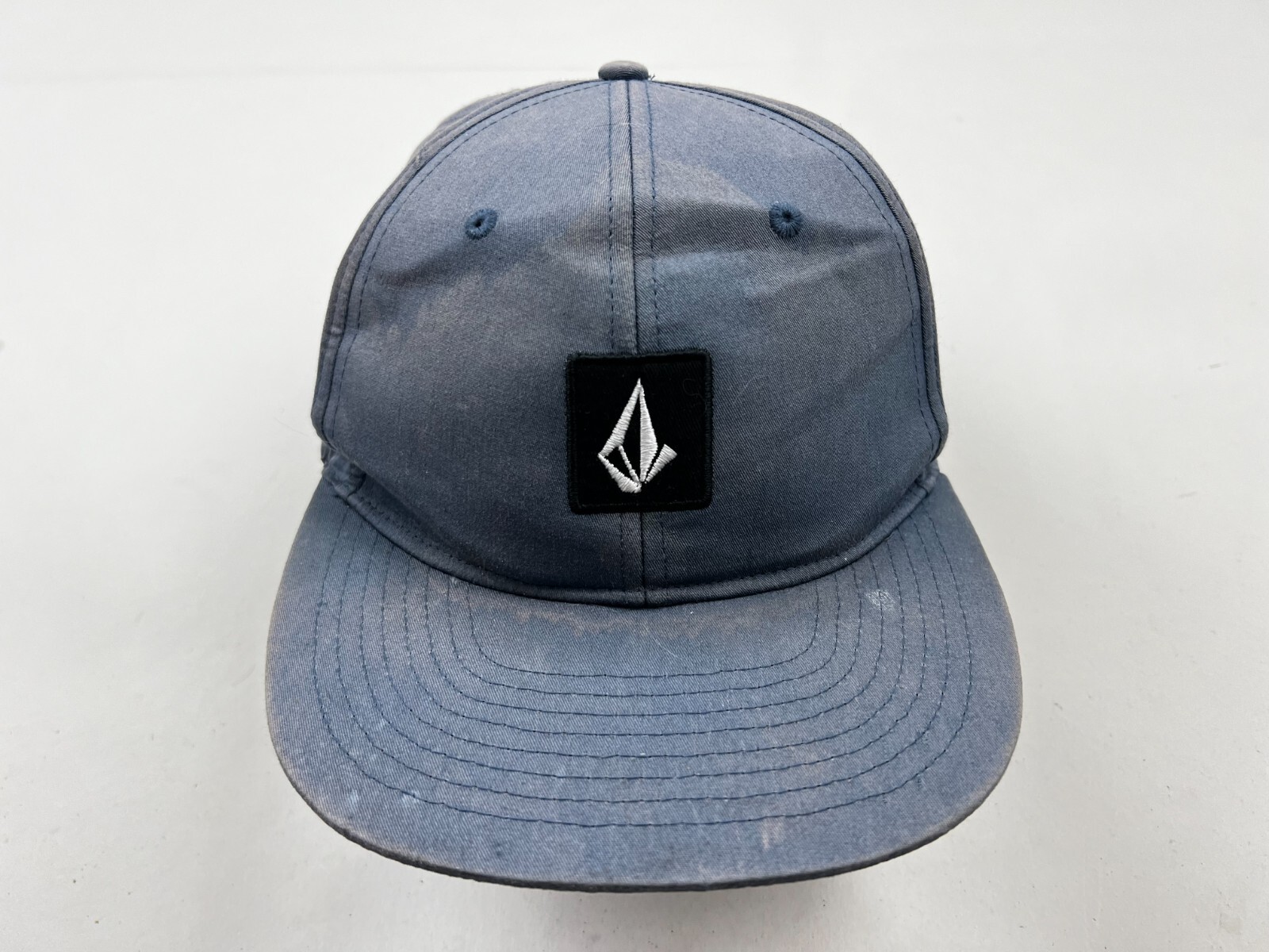 Volcom Hat Cap Snapback Blue Black Embroidered Ad… - image 1
