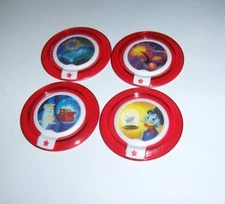 DISNEY INFINITY Power Disc Lot Merlin Summon Bag Zurg Wrath CHROME Scrooge Dime
