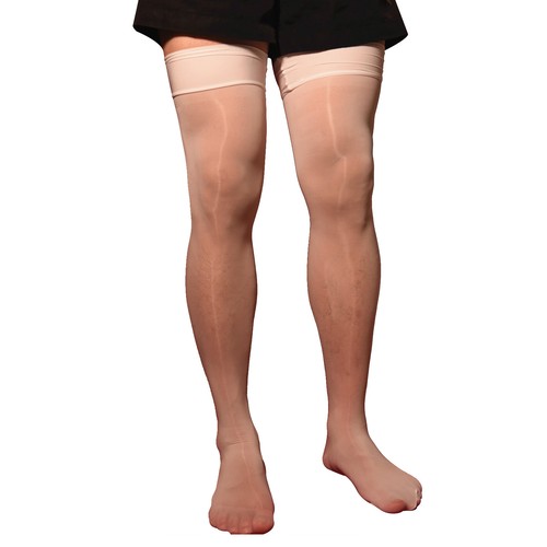 Men's Sissy Stockings Compression Stockings Closed Toe Pantyhose Long Socks - Picture 15 of 102