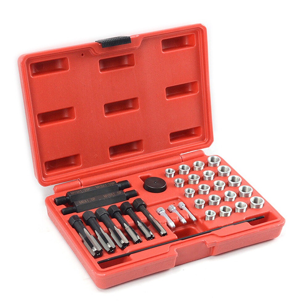 Laser 5206 Glow Plug Thread Repair Kit 33pc