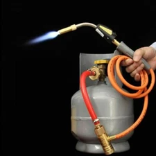 Mapp Gas Plumbing Turbo Burner Torch Propane Soldering Brazing Welding Kit USA