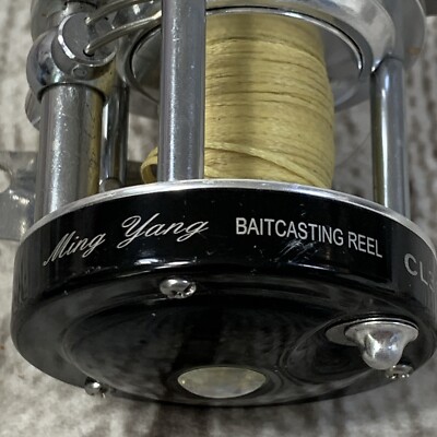 Ming Yang Black Silver CL30 Right Handed Bait Casting Fishing Reel