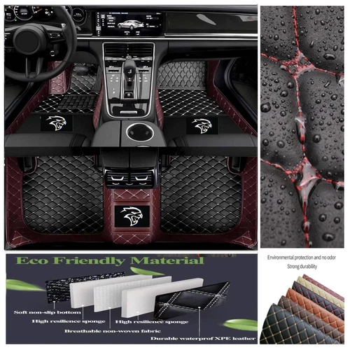 For Dodge All Series Car Floor Mats Luxury Custom Auto Liner Carpets Waterproof - Imagen 30 de 42