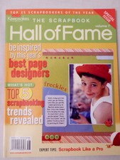 Creating Keepsakes Scrapbook Hall of Fame Volume 7 Best Page Design Ideas LNC