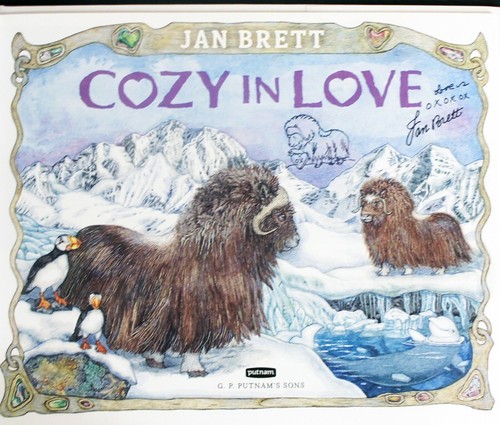 COZY IN LOVE - SIGNED - by Jan Brett with Sketch + Jan's Cozy Pamphlet! - Imagen 6 de 7