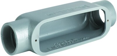 Killark OC-7, 2-1/2'', Aluminum, Form 5, C-Type, Rigid Conduit Body, 1pc