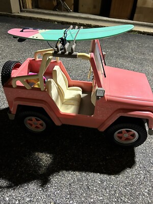 Our Generation OG Pink Off Roader 4x4 With Electronics & Surfboard