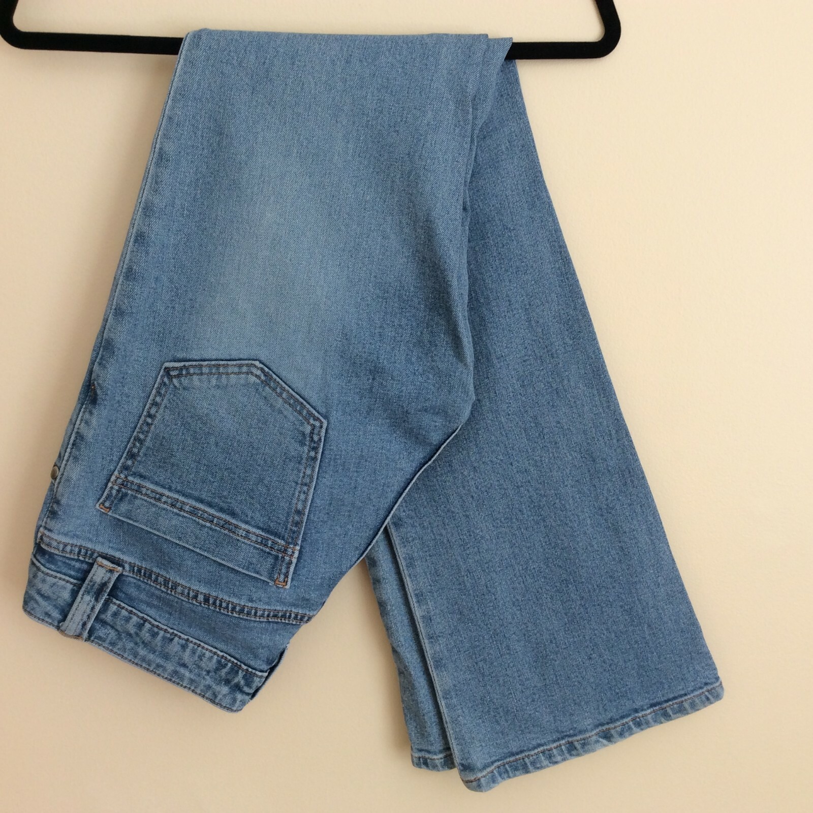 Gap Women's Curvy Flare Denim Jeans Light Wash Size 8L Gem