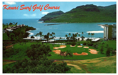 Kauai Surf Hotel & Gof Course Hawaii Hotel Postcard
