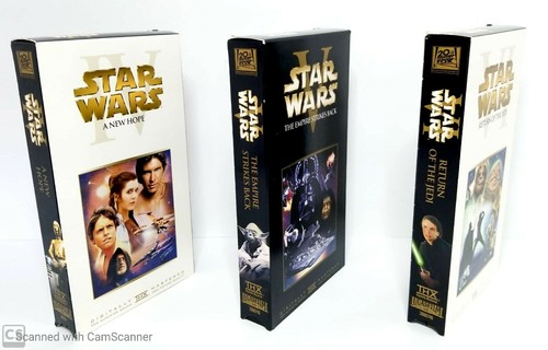 Star Wars Trilogy Limited Edition Rare VHS Collectors Box Set Digitally Mastered - Picture 4 of 12